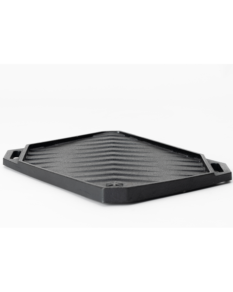 Giga Power Stove Rectangular Griddle - Heavy Duty Cast Iron Cooking Surface for Outdoor Camping, BBQ, and Home Kitchen Use