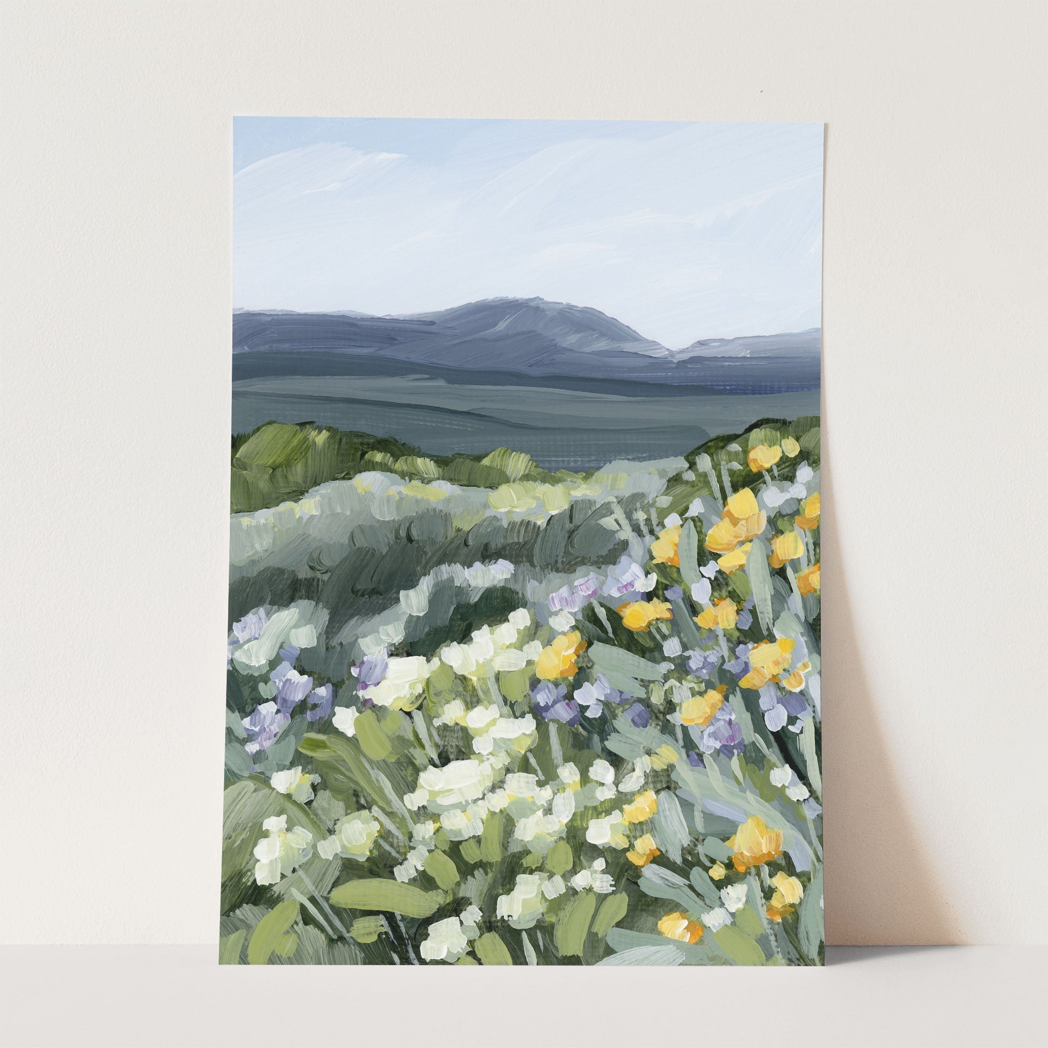 Buffalo Mountain Art Print - Stunning Landscape Wall Decor for Home, Office & Cabin - Perfect for Living Room, Bedroom & Study