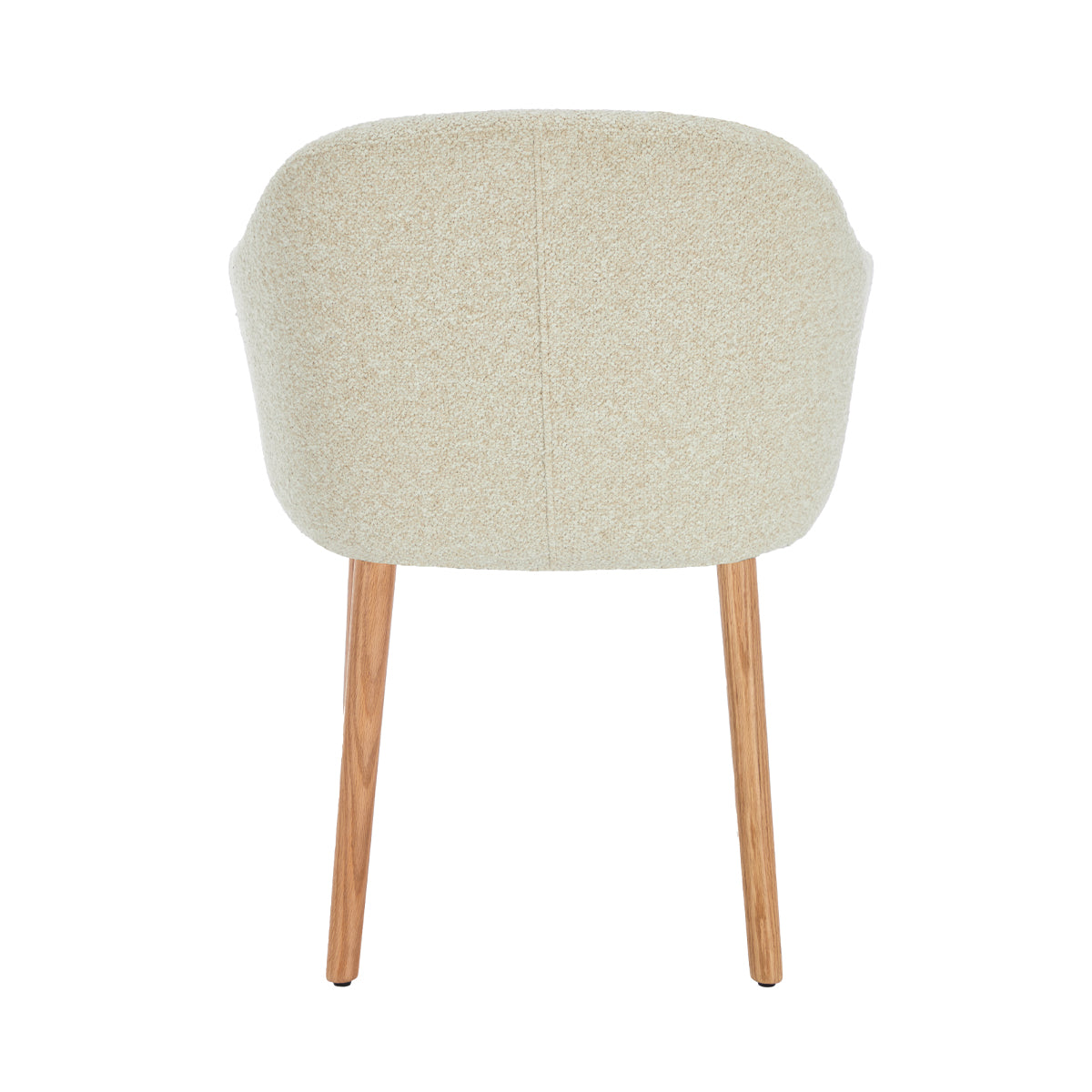 Chloe Boucle Upholstered Dining Arm Chair - Modern Velvet Accent Chair for Kitchen, Dining Room & Office - Comfortable & Stylish Seating Solution