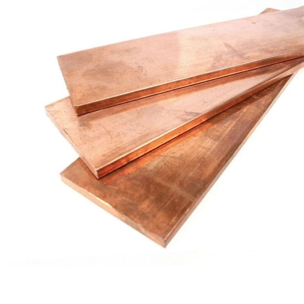Pure Copper Plate - 1/1.5/2/3/4/5mm Thickness Red Copper Strip, Foil & Bar for DIY Projects - 1.5x15x250mm Size (1pc) - Perfect for Electrical Work, Jewelry Making & Crafting