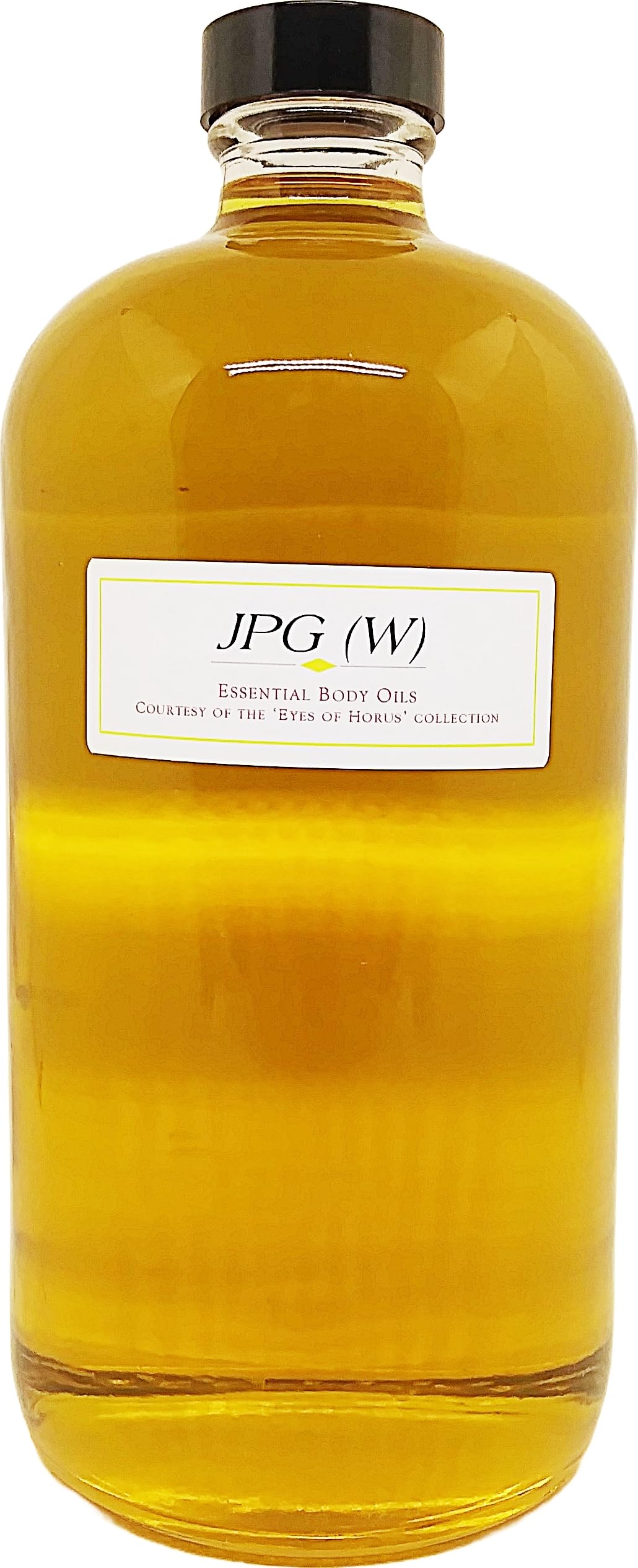 JPG Type For Women Scented Body Oil Fragrance - Gold 32 oz Moisturizing Perfumed Oil with Regular Cap - Romantic Date & Evening Wear Luxury Body Oil