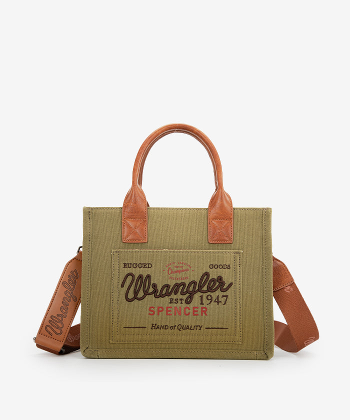 Wrangler Canvas Crossbody Purse for Women - Durable & Stylish Shoulder Bag - Perfect for Travel, Shopping & Everyday Use