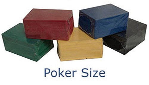 100 Poker-Sized Wide Cut Cards - Premium Quality for Blackjack, Poker & Casino Games - Perfect for Home Game Nights, Casino Parties & Professional Play