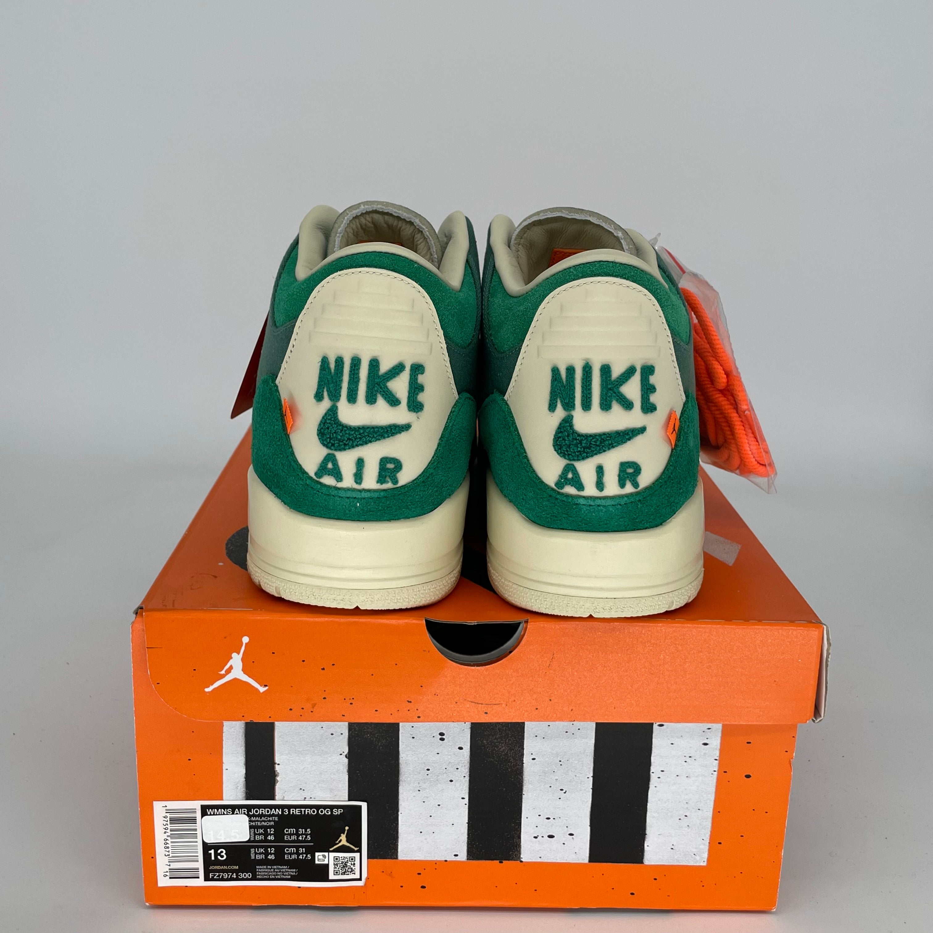 **Nike Air Jordan 3 Retro Nina Chanel Abney Bicoastal Women's Size 13/14.5W Sneakers FZ7974-300 – Stylish & Comfortable for Casual Wear, Street Fashion & Sneaker Collectors**