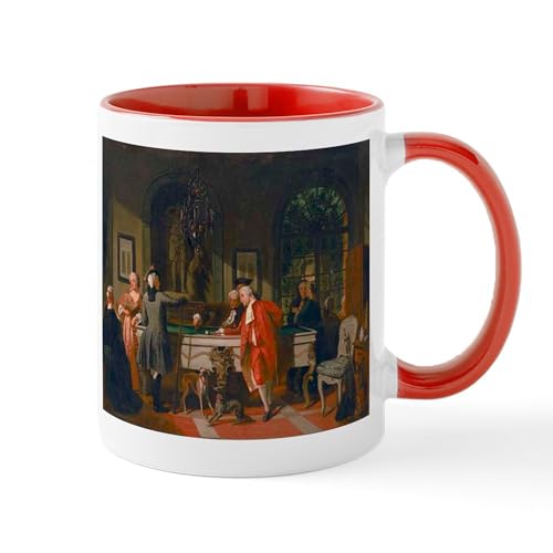 White/Red Inside - Billiards Art Mugs