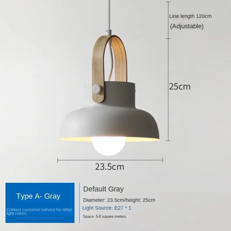 Macaron Loft LED Iron Pendant Light - Modern Hanging Fixture for Kitchen Island, Dining Room & Bedroom | Energy Efficient Dimmable Lighting with Vintage Industrial Style
