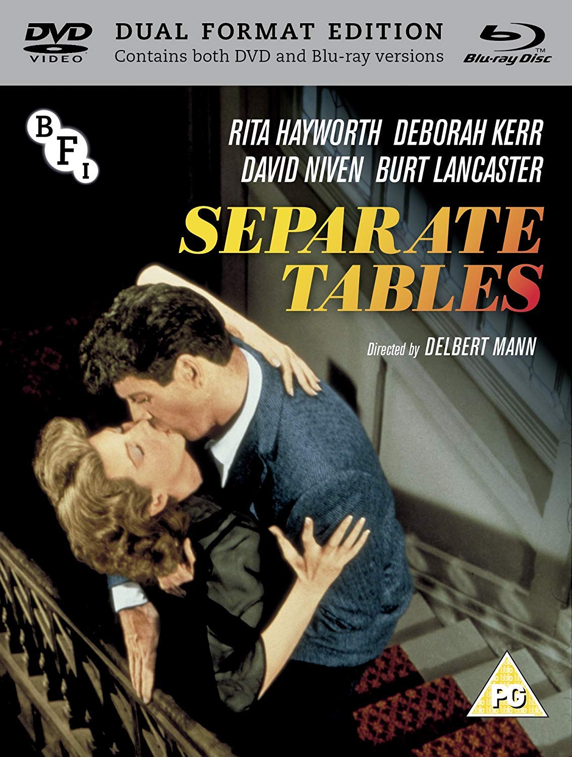 Separate Tables DVD + Blu-ray Combo Pack | Classic Romantic Drama Film | Perfect for Movie Nights & Collector's Editions