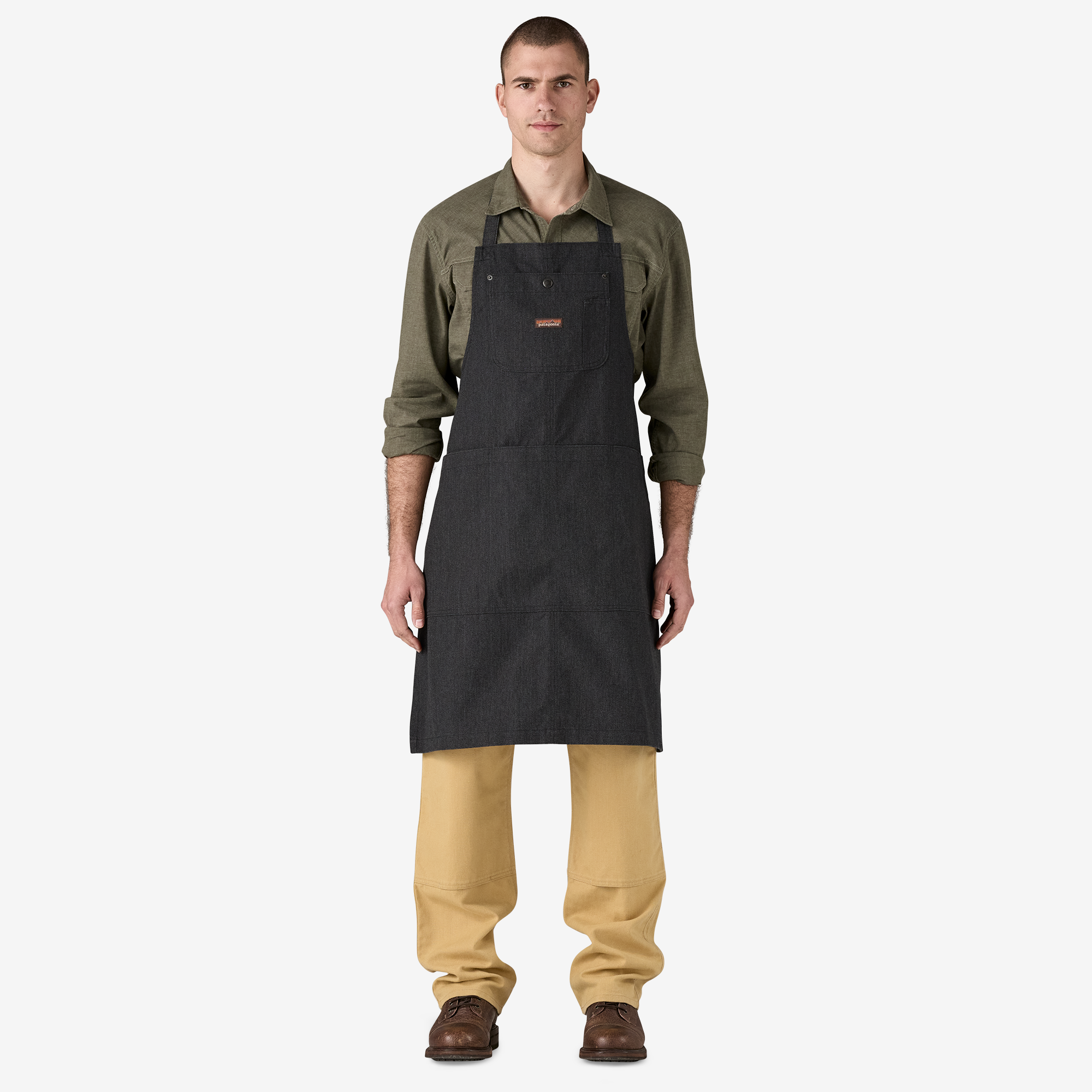 20051 Inbk Heavy Duty Work Apron for Chefs, Butchers & Gardeners - Durable & Comfortable for Professional & Home Use