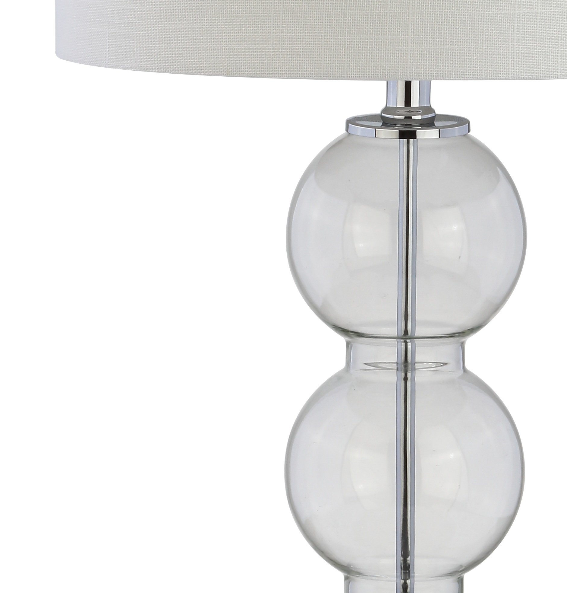 Jonathan Y JYL1070D-SET2 Set of 2 Modern Glass Triple-Sphere LED Table Lamps - 27