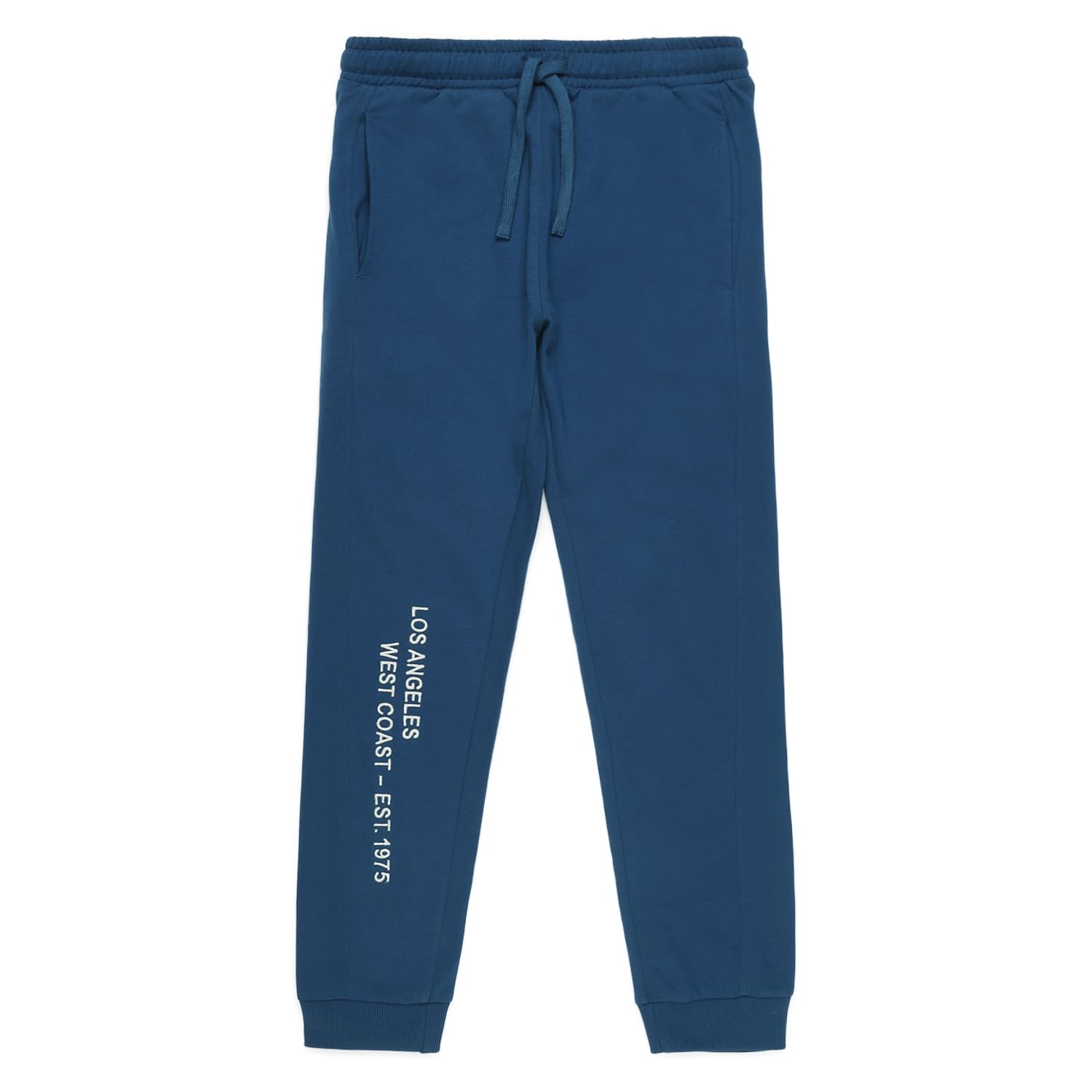 Alan Jones Boys' Solid Cotton Jogger Pants - Comfortable Athletic Track Pants for School, Play & Casual Wear