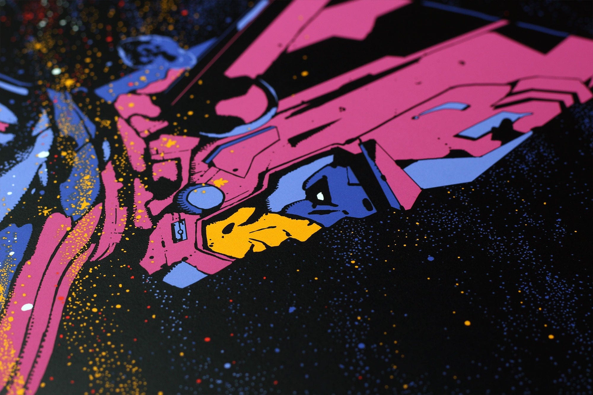 Galactus Screen Printed Poster - Marvel Comics Wall Art Decor for Home, Office & Gamer Room
