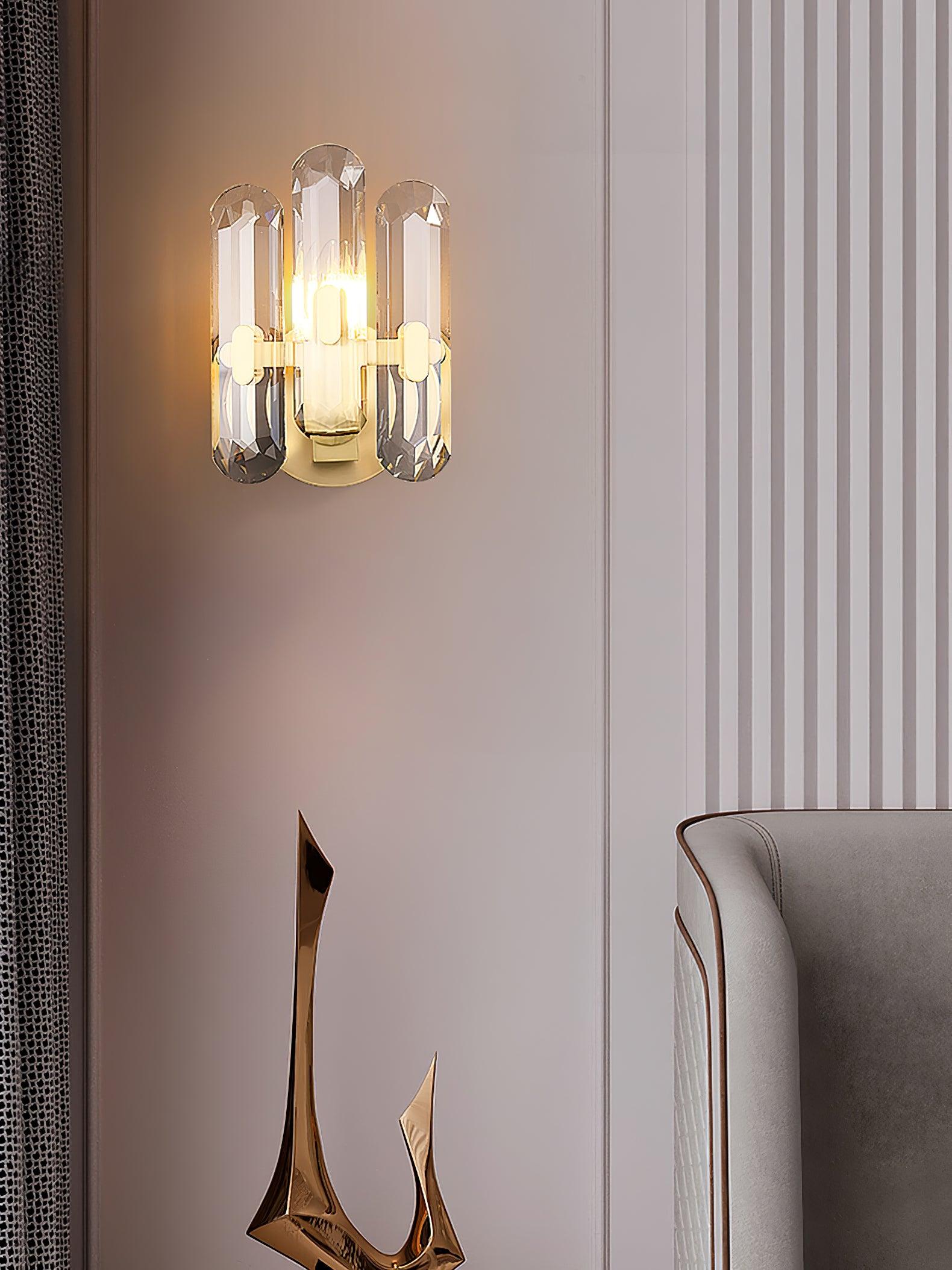 Bolton Sconce Wall Light - Modern & Elegant Wall Mounted Lighting Fixture for Bedroom, Living Room, or Hallway