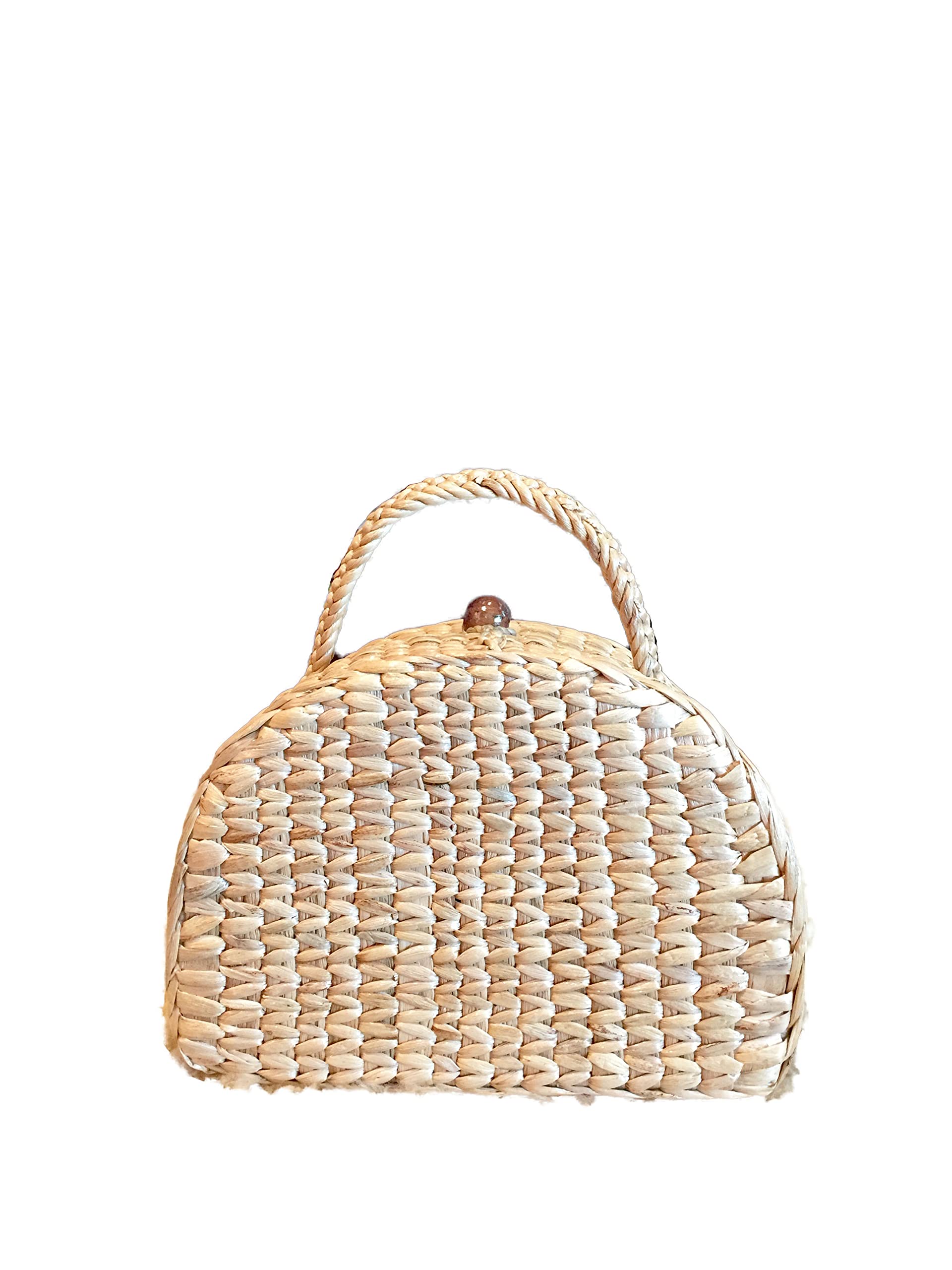 Natural Straw Tote Bag for Women - Woven Beach Bag, Picnic Basket Purse & Summer Shoulder Bag | Perfect for Beach Outings, Picnics, and Shopping