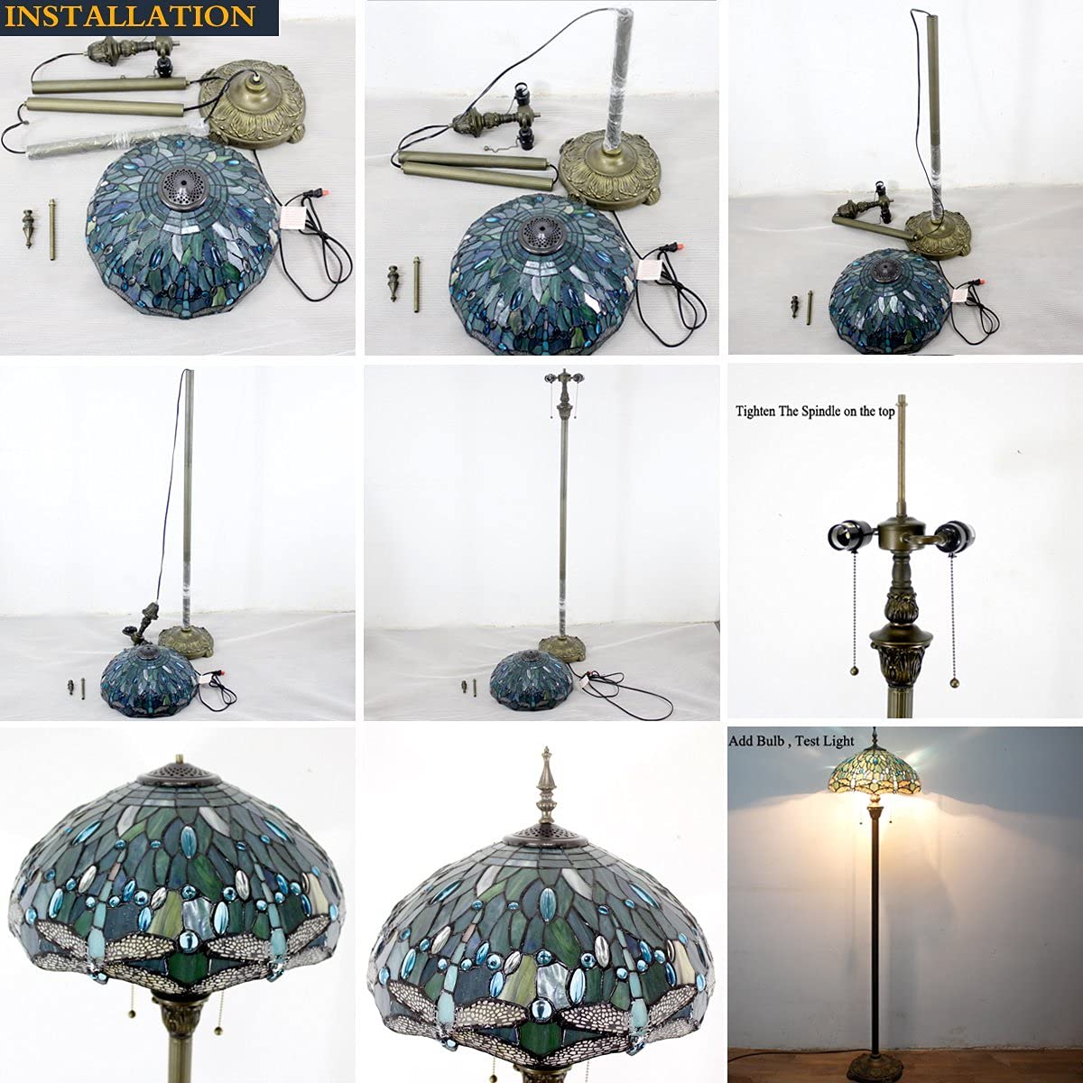 Tiffany Floor Lamp Base Only - 64