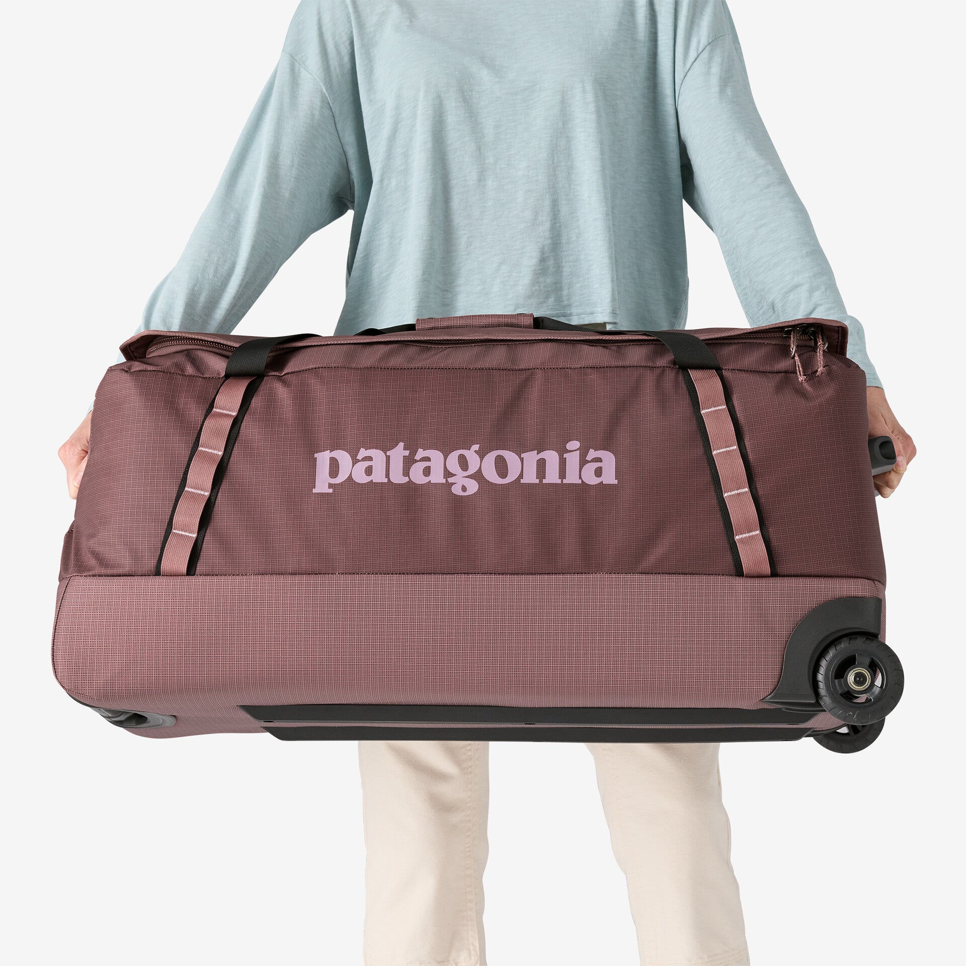Black Hole® Matte Wheeled Duffel Bag 100L - Large Water-Resistant Travel Luggage for Camping, Gym & Adventure Trips - Model 49388
