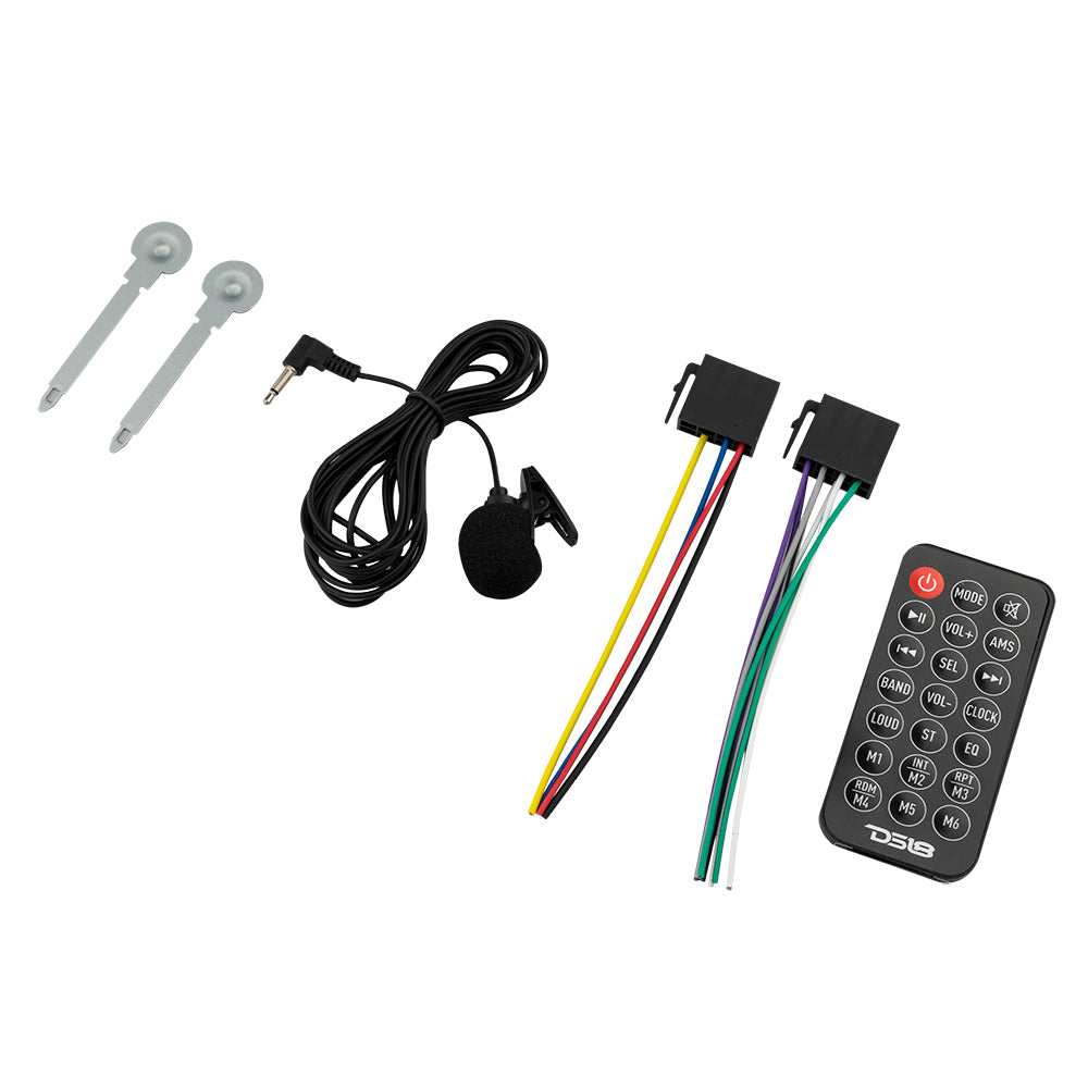Single DIN Digital Media Receiver - Bluetooth, Dual USB, 7V Preouts, Mechless Player for Cars & Trucks - Perfect for Upgrading Your Vehicle Audio System