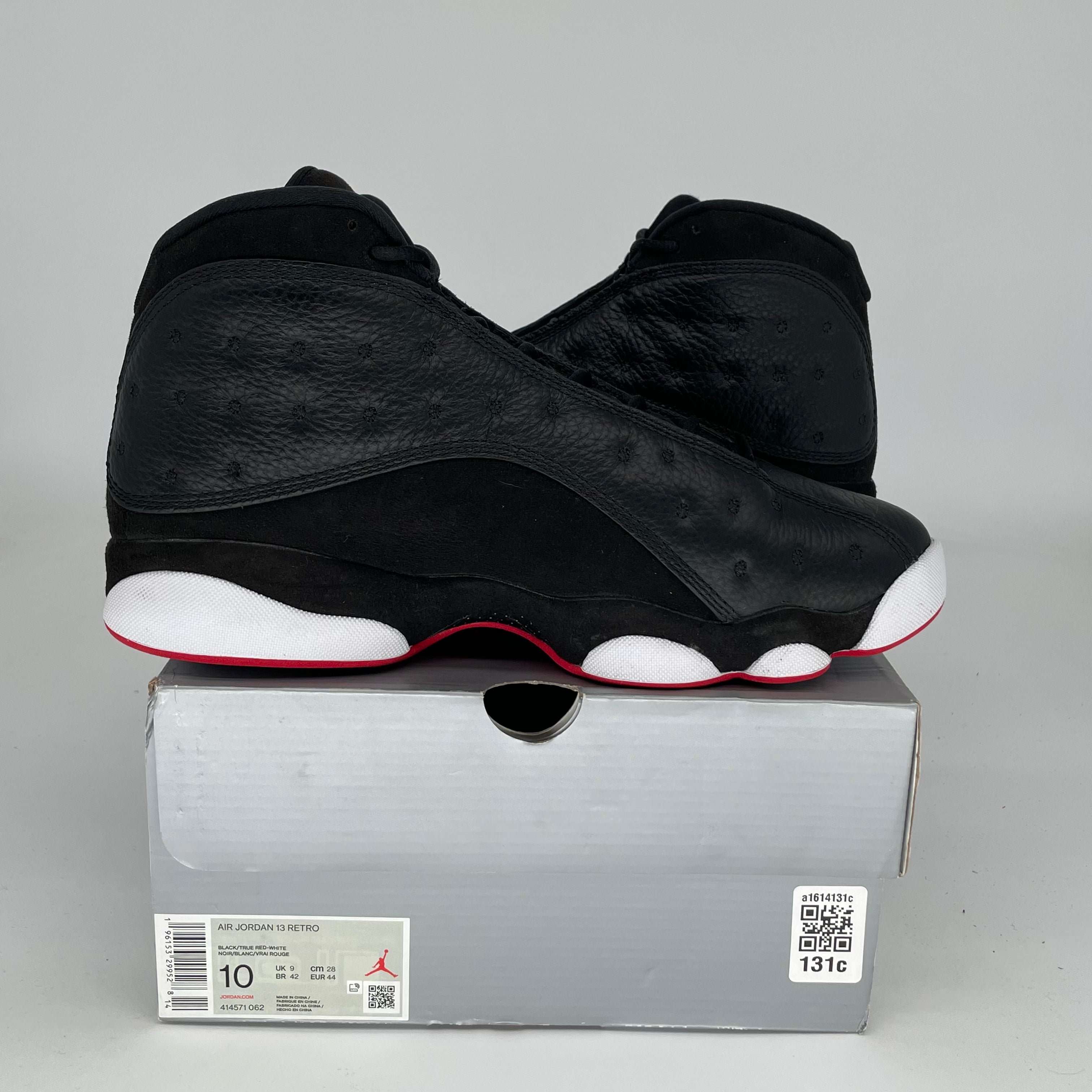 AIR JORDAN 13 PLAYOFFS Basketball Shoes Men's Size 10 Black/White 414571-062 - Perfect for Streetwear & Court Performance