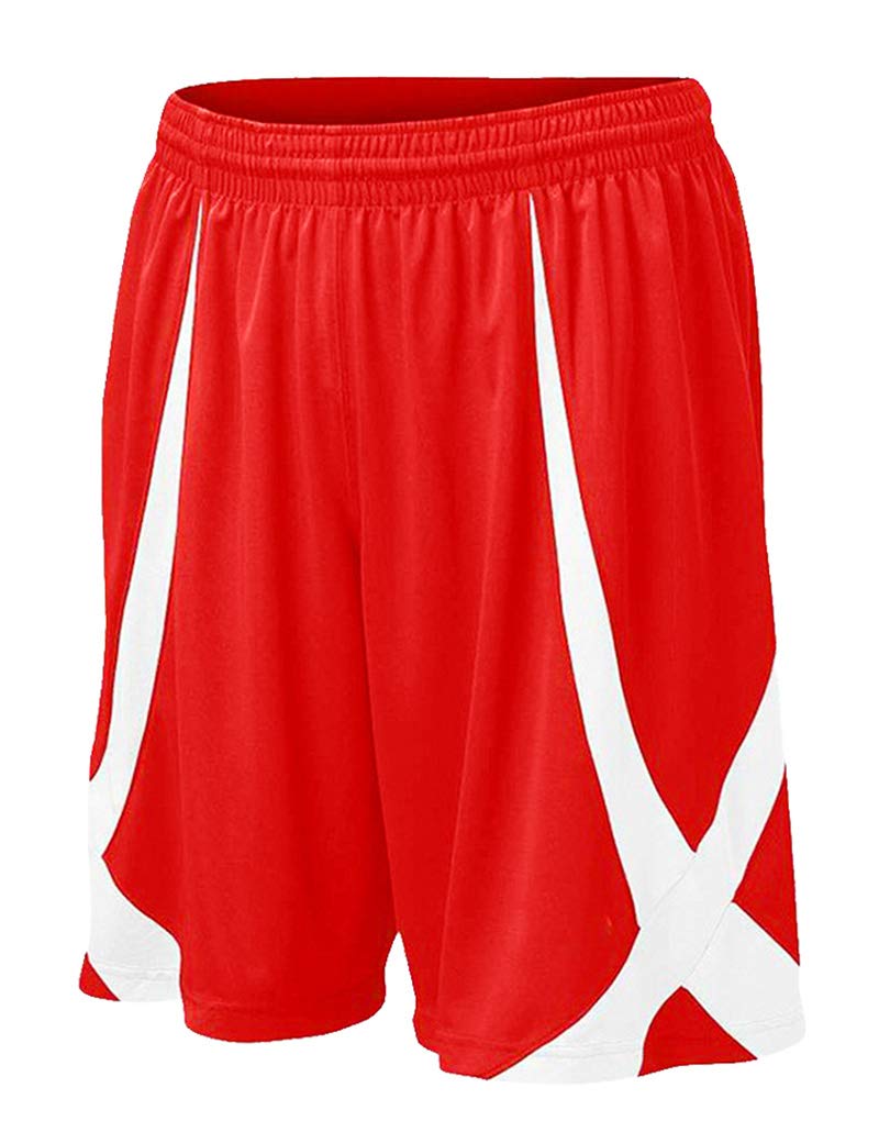 TOPTIE Men's Lounge Walking Shorts - Comfortable Pajama Active Shorts for Flag Football, MMA Training & Casual Wear - Breathable No Pockets Design for Home, Gym & Outdoor Activities