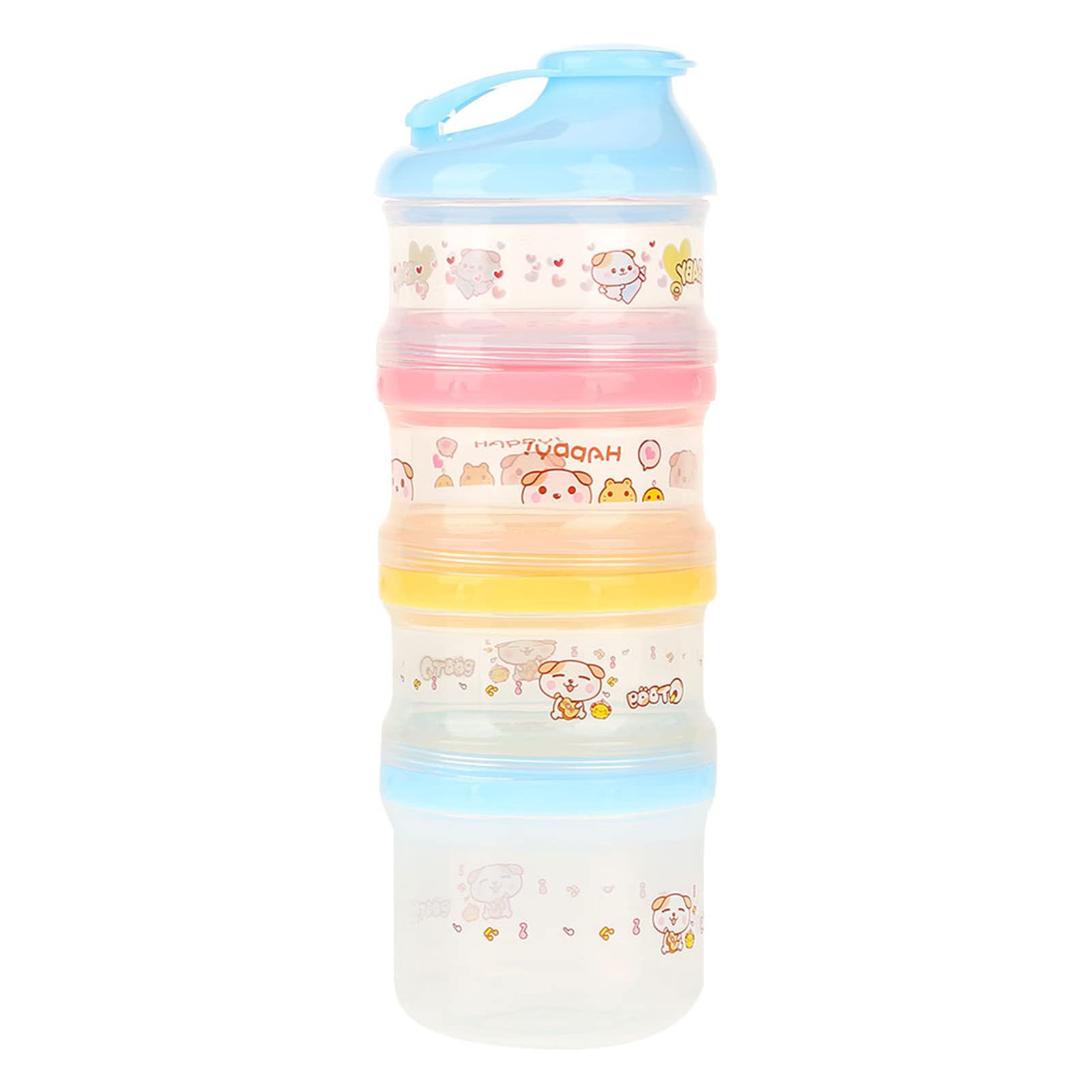 FastUU Baby Milk Powder Dispenser - Eco-Friendly Formula Storage Container with Airtight Seal, BPA-Free (Blue) | Perfect for Travel, Daycare & Home Use