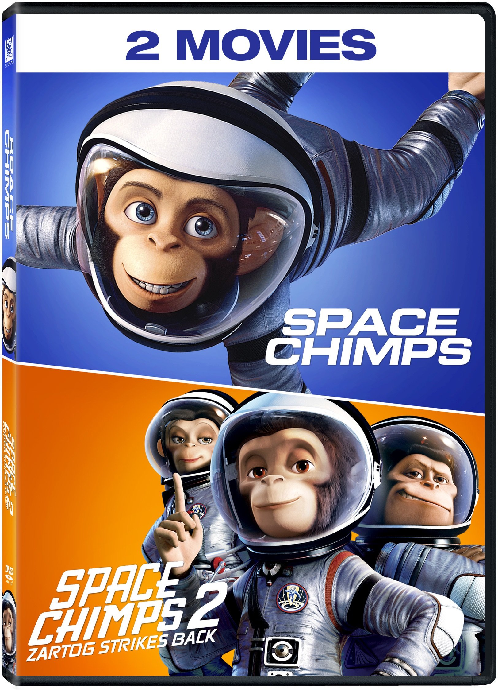 Space Chimps 1+2 DVD - Animated Comedy Movie Collection for Kids & Families | Perfect for Movie Nights, Birthday Gifts & Home Entertainment