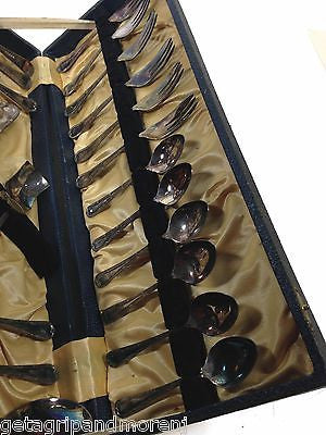 Vintage EPNS Silver Plated Dessert Flatware Set in Original Box - England Made - Perfect for Fine Dining, Tea Parties & Collectors