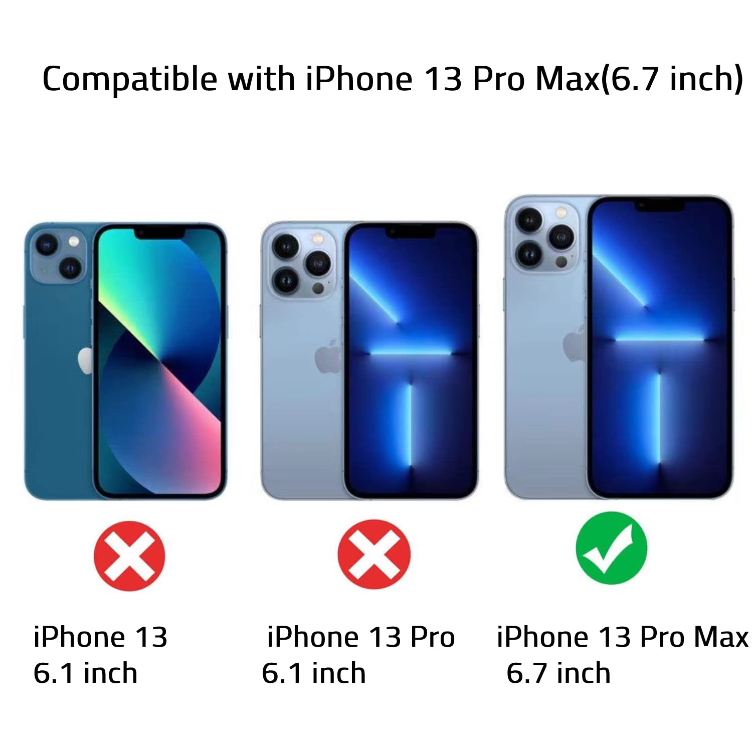Good Vibes Print iPhone 13 Pro Max Case - Aesthetic Positive Quotes Collage TPU Bumper Cover for Women Men Girls Boys | Trendy Protective Phone Case for Daily Use, Work & School