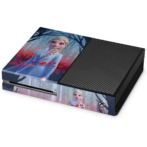 Officially Licensed Disney Frozen II Elsa Gaming Skin Decal for Xbox One Console - Protective Vinyl Cover for Gamers & Collectors - Perfect for Themed Gaming Setups & Disney Fan Gifts
