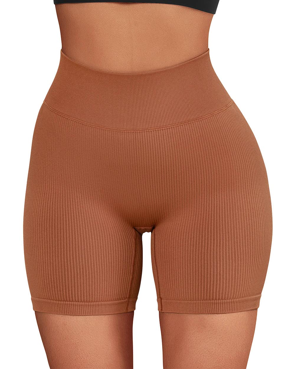 SUUKSESS Women's High Waisted Ribbed Seamless Leggings - Workout, Gym, Yoga Pants for Women - Perfect for Running, Fitness & Lounge Wear