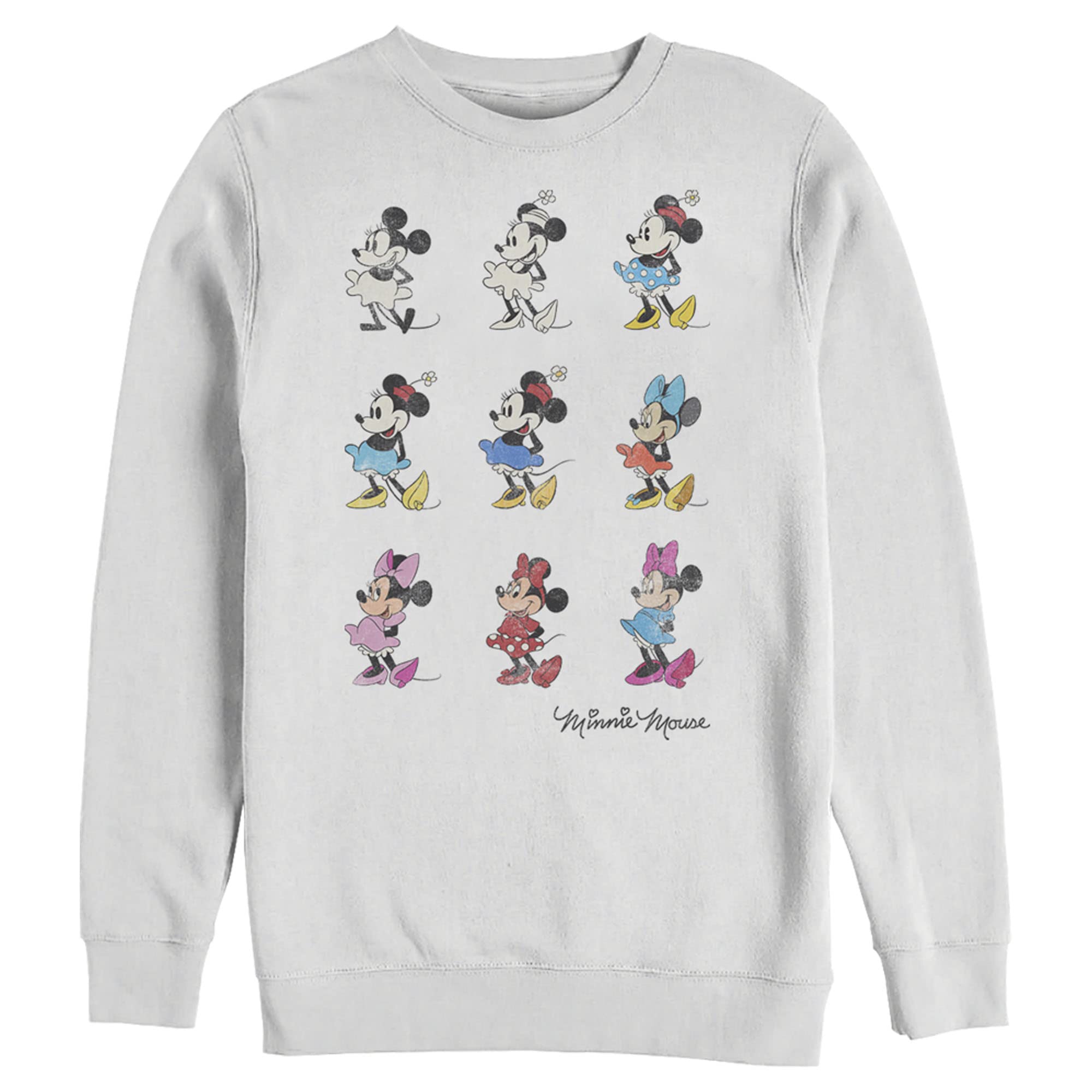 Mickey & Friends Evolution Sweatshirt for Men - Vintage Disney Minnie Mouse Graphic Hoodie - Casual Wear, Disney Fan Gift, Theme Park Outfit