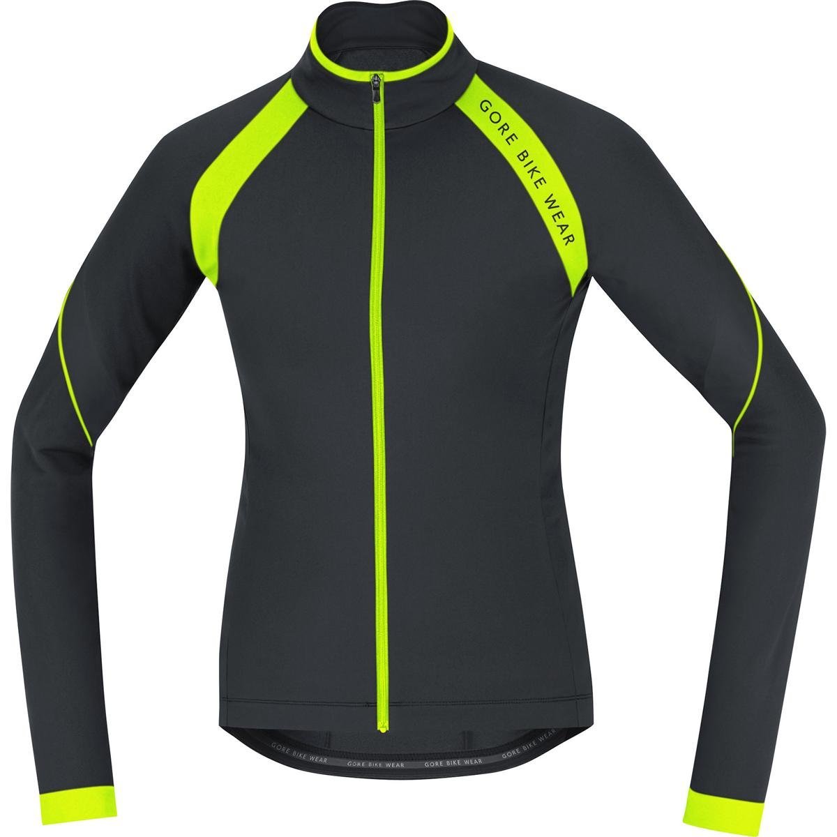 Gore Bike Wear Women's Power 2.0 Thermo Jersey - Thermal Cycling Jersey for Women, Black/White, Medium - Perfect for Winter Biking & Cold Weather Cycling