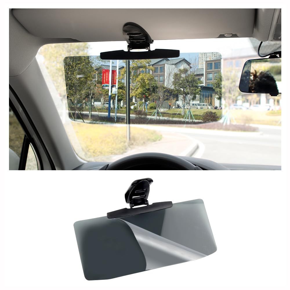 Upgraded Car Sun Visor - UV Protection & Anti-Glare for Safe Driving (12.6x6