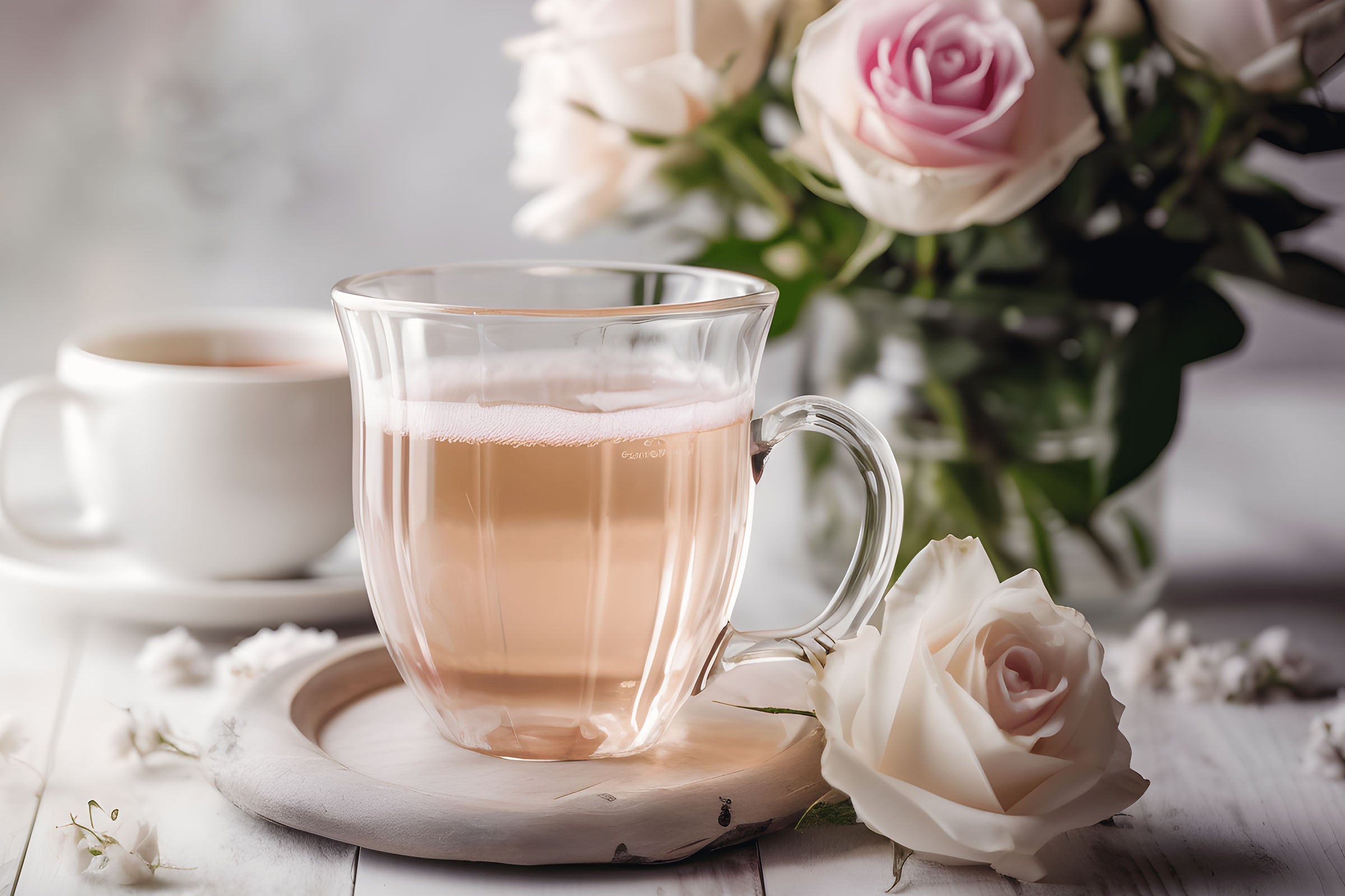 White Tea & Rose Fragrance Oil for Bath & Body - Relaxing Aromatherapy for Spa, Massage, and Home Diffusers