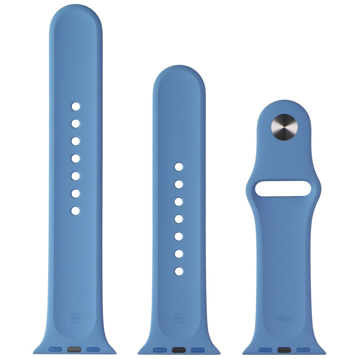 Apple Watch Sport Band 40mm - Compatible with Apple Watch 38mm/40mm/41mm - Cornflower Blue - Full Set - Perfect for Workouts, Running & Everyday Wear