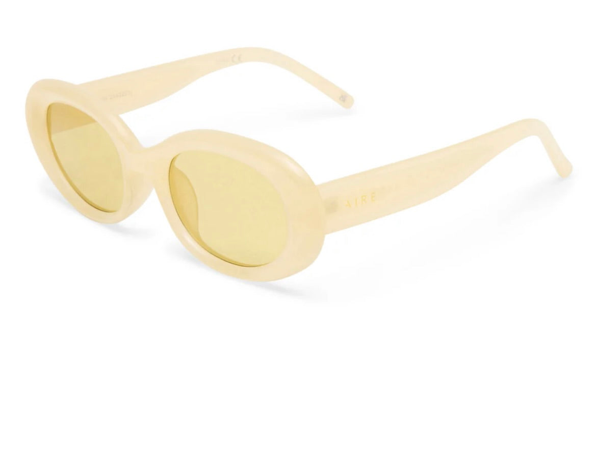 Epsilon Polarized Sunglasses for Men & Women - UV Protection, Lightweight & Stylish Chalk Color - Perfect for Driving, Beach & Outdoor Activities