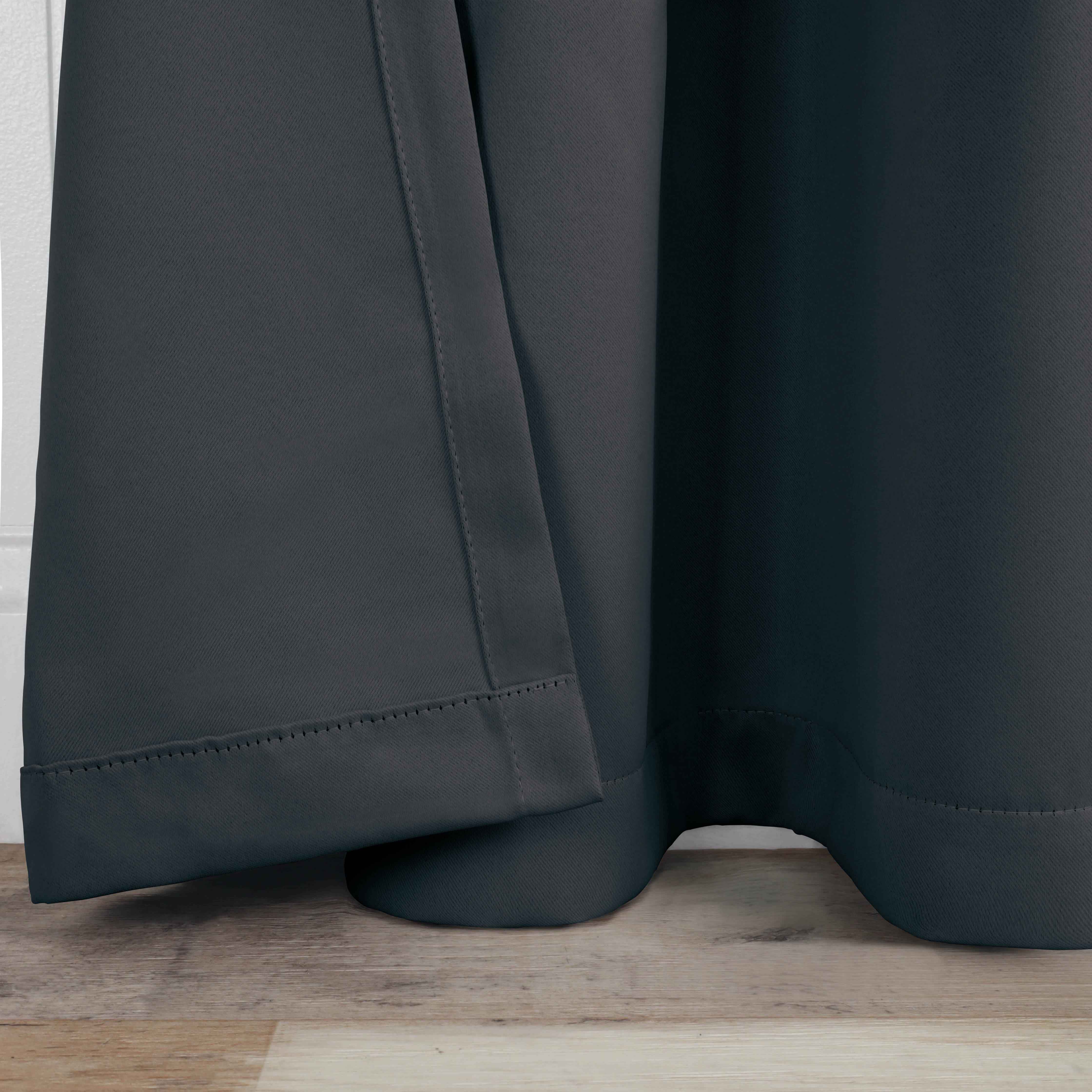 Blackout Curtains for Bedroom - Solid Room Darkening Back Tabs Window Drapes, Set of 2 Panels - Perfect for Nursery, Home Theater & Light Sleepers
