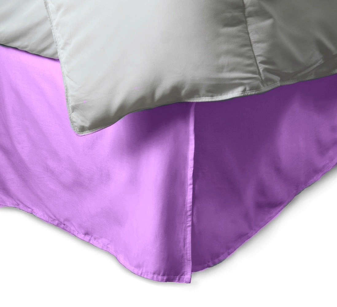 Premium 650 Thread Count Egyptian Cotton Split Corner Bed Skirt - Queen Size, 16