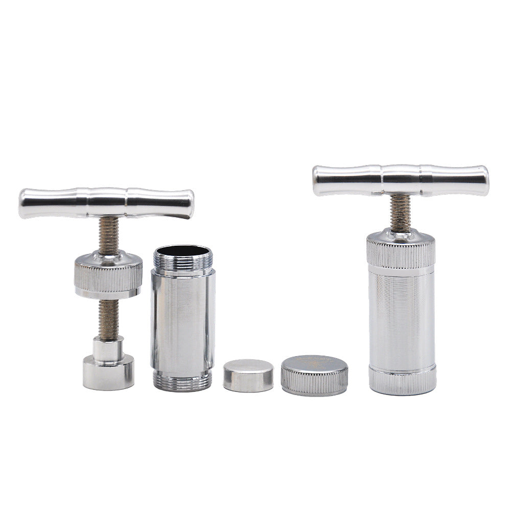 HORNET Metal Aluminum T-Shaped Tobacco Grinder & Crusher - Perfect for Rolling Cigarettes, Herbs, and Spices - Compact & Durable for Travel & Home Use