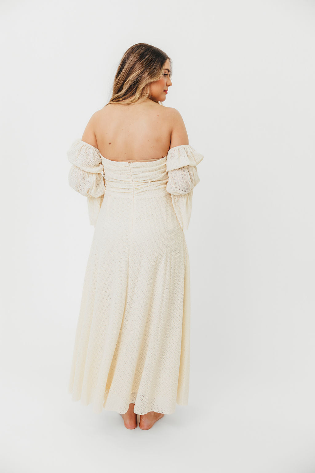 Corrine Tiered Sleeve Maxi Dress with Pockets in Butter Yellow - Bump Friendly Maternity Dress for Women | Perfect for Baby Showers, Beach Vacations & Summer Weddings