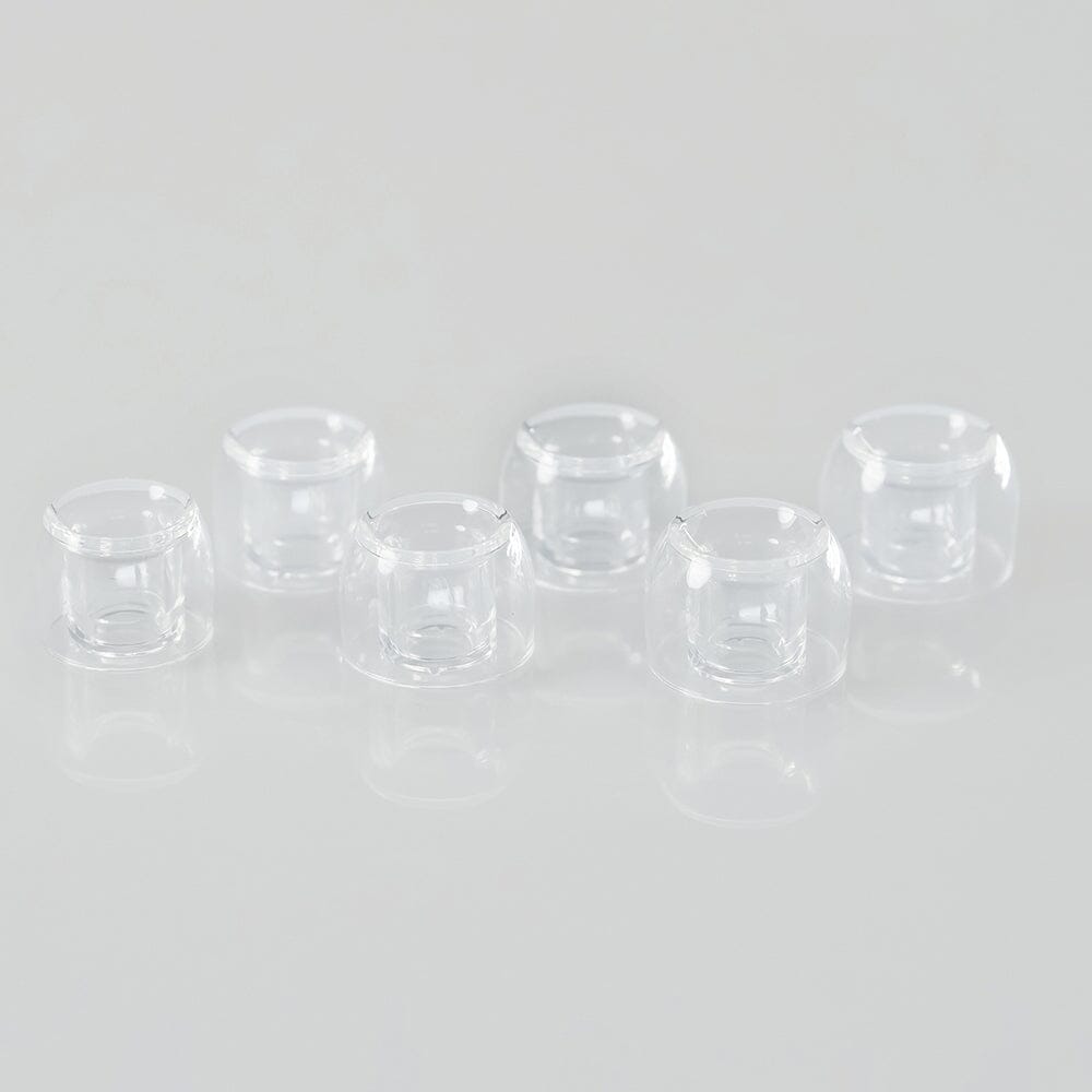 Divinus Prism Wide Bore LSR Eartips for 4-6mm Nozzle - Premium Comfortable Earbud Tips for AirPods Pro, Galaxy Buds & Wireless Earbuds - Perfect for Workouts, Commuting & Music Listening