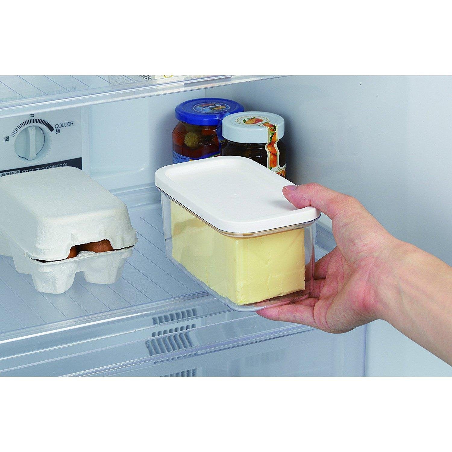 Akebono ST 3006 Butter Dish with Built-in Cutter - Airtight Butter Keeper for Freshness - Perfect for Kitchen, Dining Table & Breakfast Serving