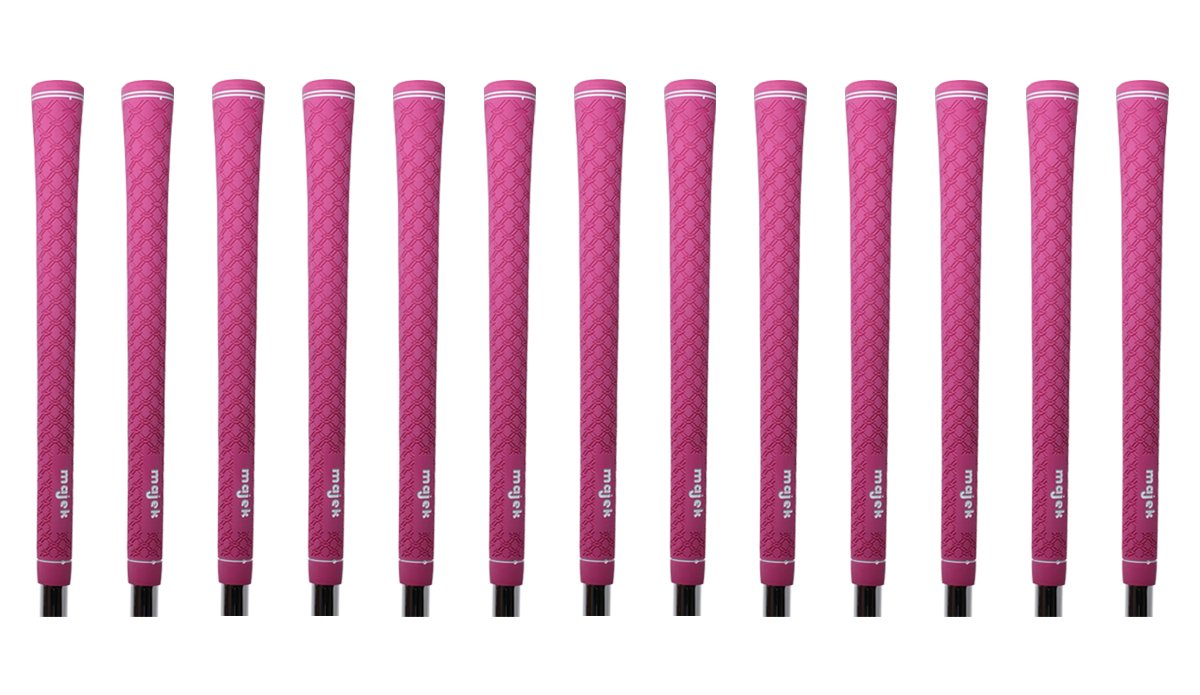 13 Majek Ladies Tour Pro Dark Pink Undersize Golf Grips - Premium Comfort for Women Golfers | Perfect for Small Hands & Improved Swing Control on the Course