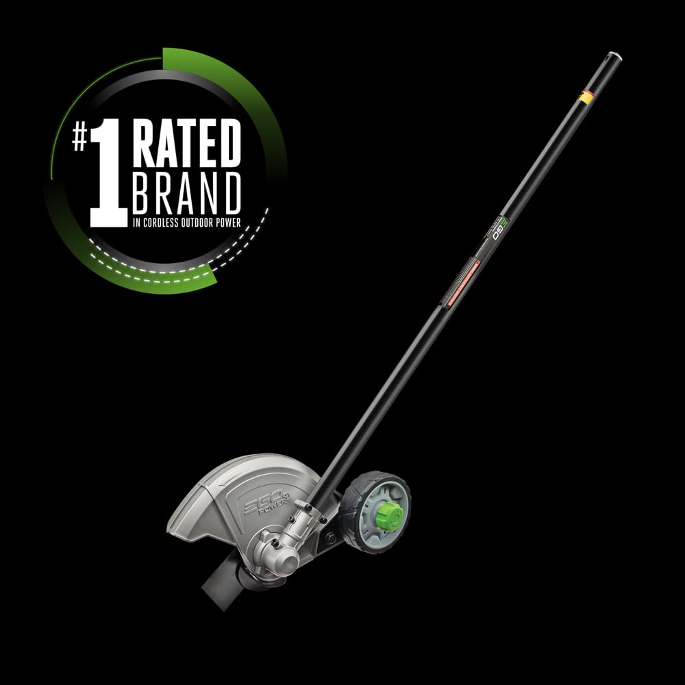 EGO EA0820 8-Inch Carbon Fiber Edger Attachment for EGO 56V Lithium-Ion Multi-Head System - Perfect for Lawn Trimming, Landscaping & Professional Yard Maintenance