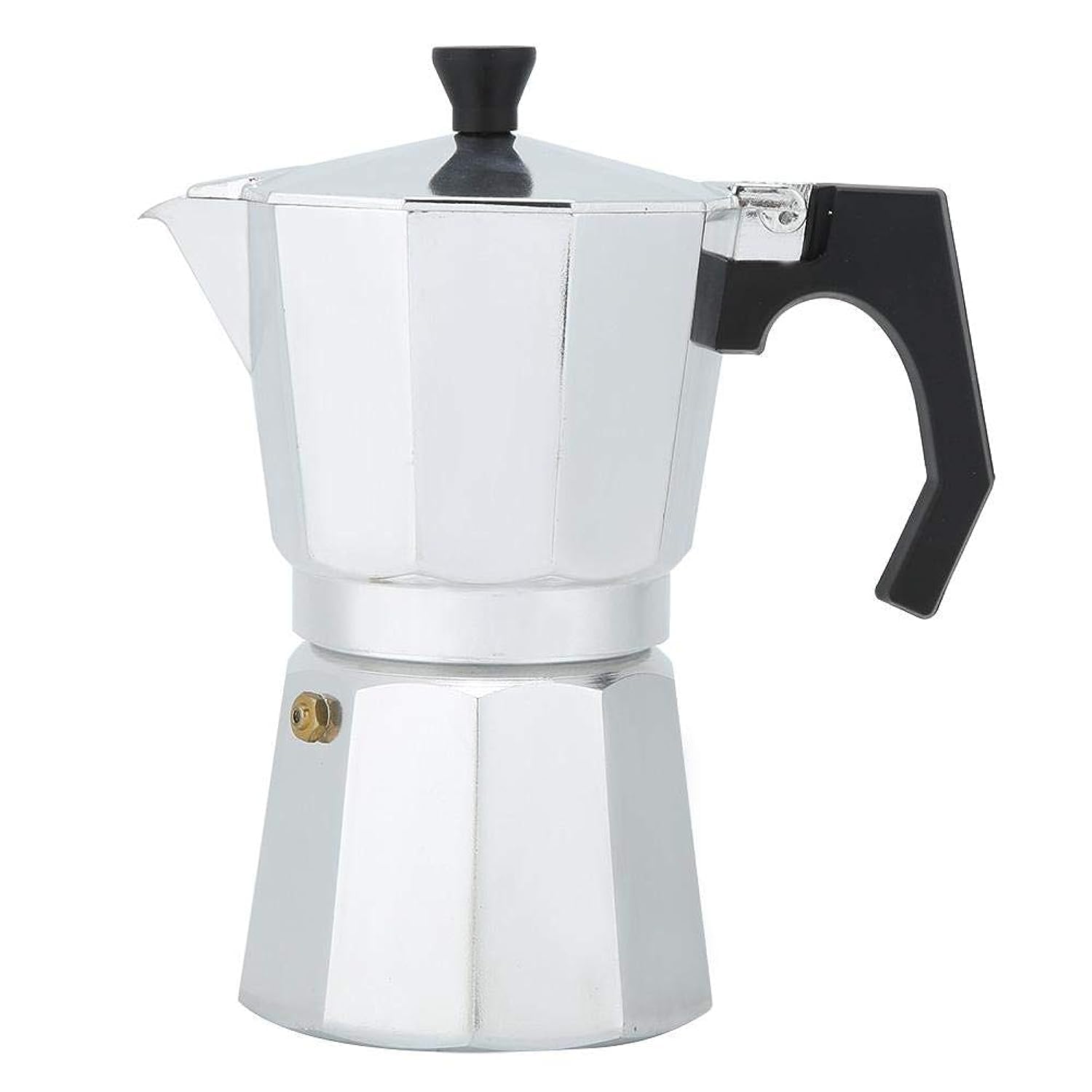 6-Cup Aluminum Moka Pot Stovetop Espresso Maker - Italian Coffee Brewer Percolator for Home & Office Use | Perfect for Espresso Lovers & Coffee Enthusiasts