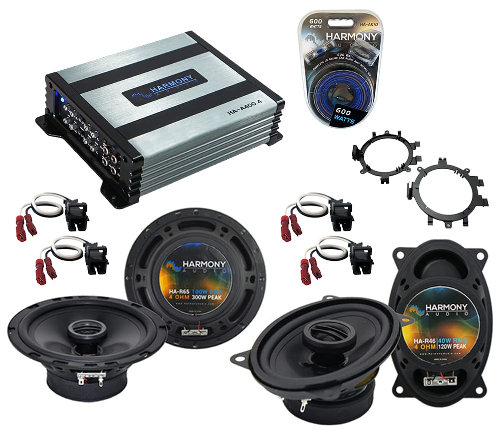 Harmony Audio R46 4x6 120W Car Speakers & R5 5.25