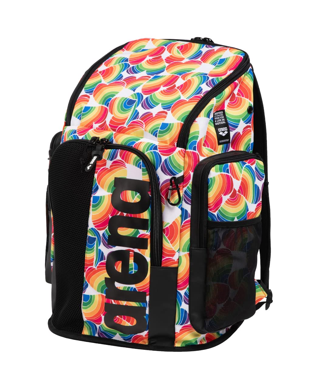 Arena Spiky III Team Backpack 45L - Waterproof Swimming Gym Bag for Athletes & Training - Durable Sports Backpack for Men & Women (Prints/Solid Colors) - Perfect for Swim Meets, Gym Sessions & Travel