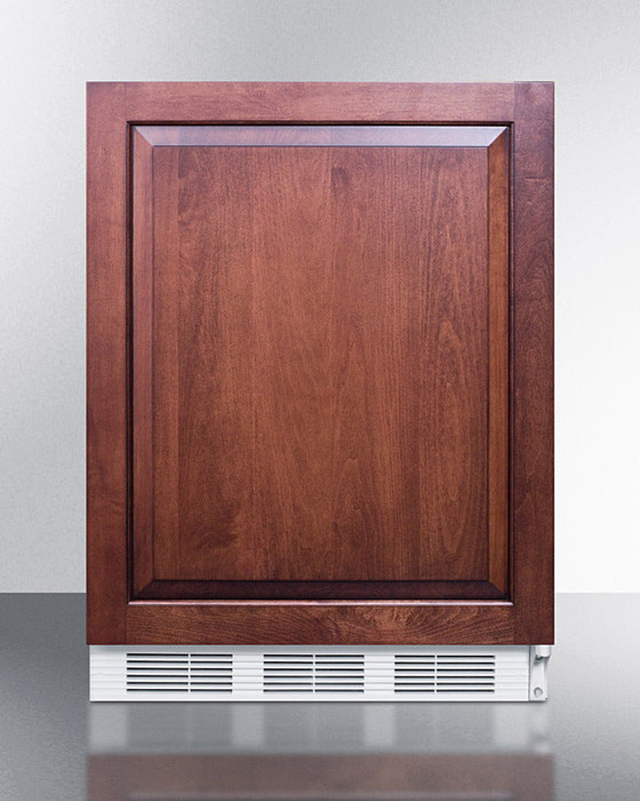Accucold 24 Inch Wide Built-In All Refrigerator with Integrated Door Frame - ADA Compliant FF6WBIIFADA - Perfect for Restaurants, Cafes, and Commercial Kitchens