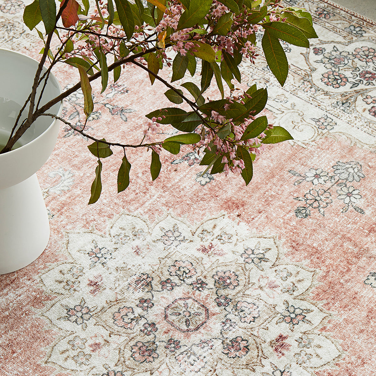 Kindred Coco Rug - Soft Bohemian Area Rug for Living Room, Bedroom & Nursery | Eco-Friendly Jute & Cotton Blend | Non-Slip Backing | Perfect for Home Decor & Cozy Spaces