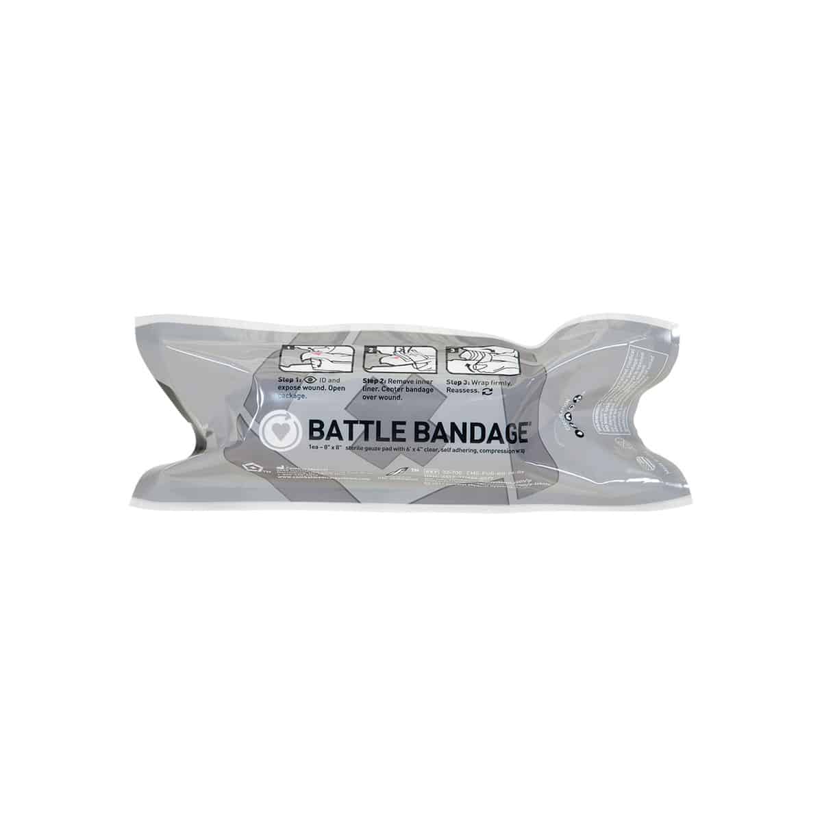 Battle Bandage - Premium First Aid Wound Dressing for Emergency & Outdoor Use - Ideal for Hiking, Camping, and Survival Kits