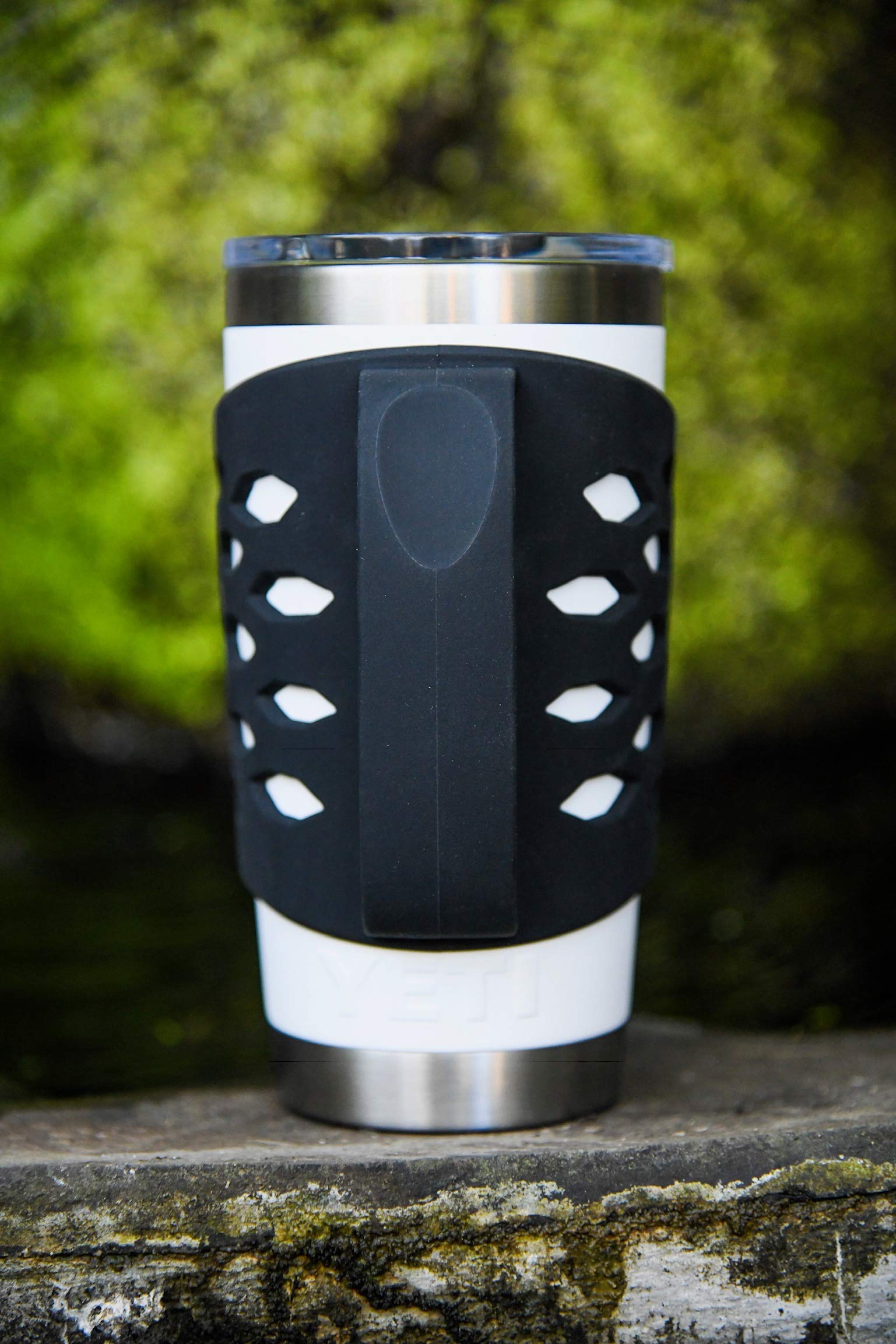 REUZBL Silicone Handle Sleeve for 20oz Tumbler - Vacuum Insulated Coffee Mug Cover with Non-Slip Grip | Perfect for Travel, Office & Outdoor Use