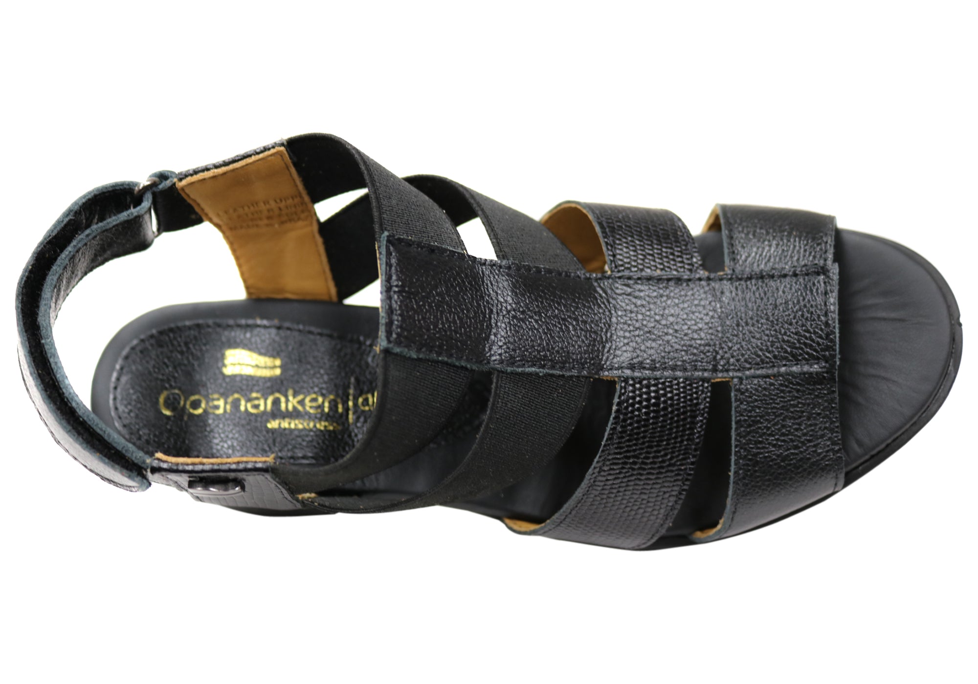 Opananken Chantel Women's Comfortable Leather Mid Heel Sandals - Stylish & Supportive for Work, Date Night & Summer Outfits